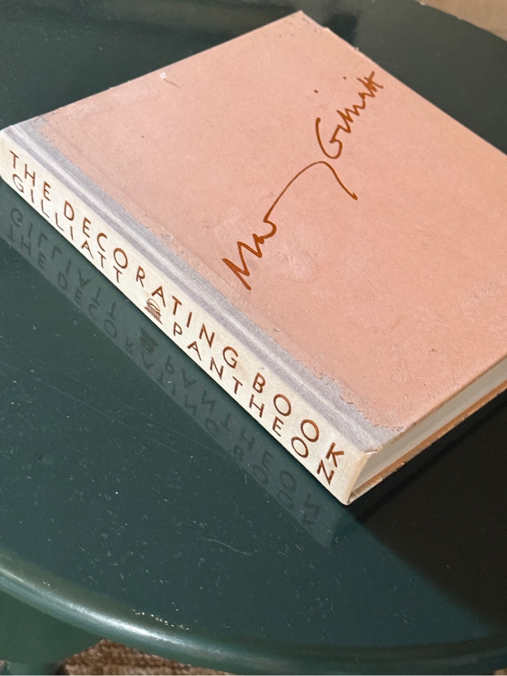 First edition The Decorating Book Mary Gilliatt vintage interior design 1981
